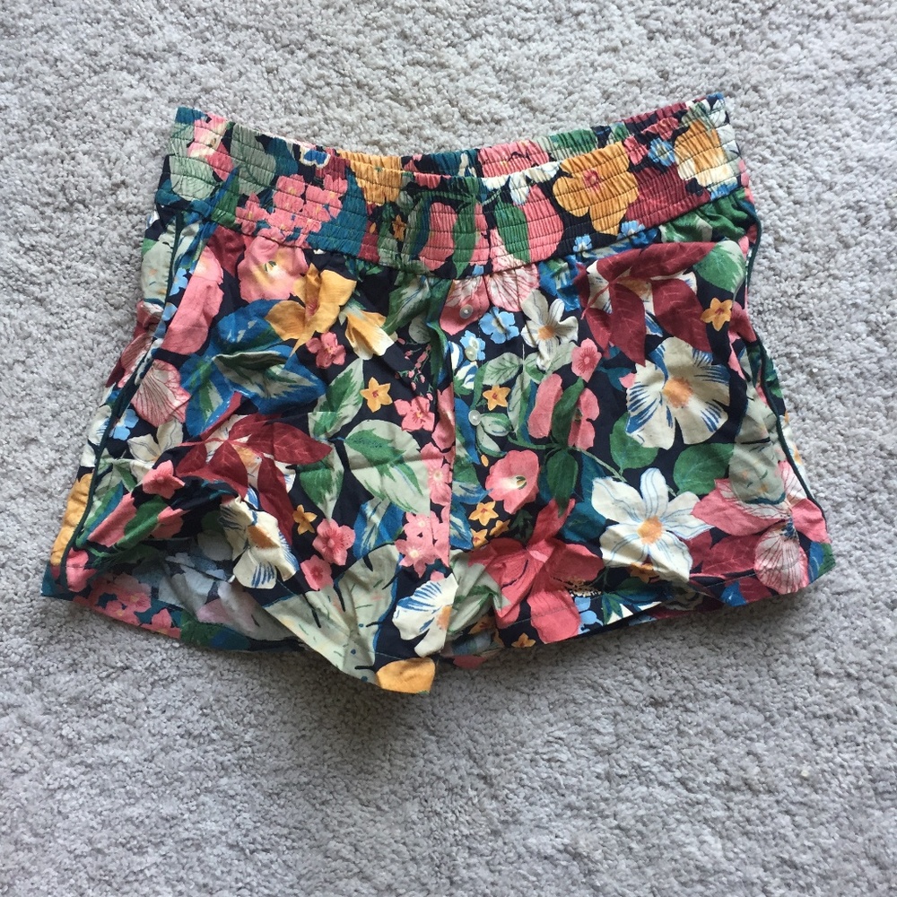 Zara flower shorts